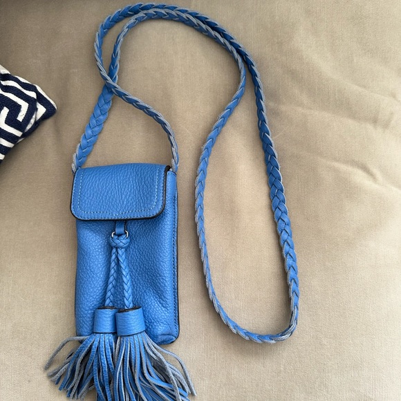 Rebecca minkoff cell phone crossbody 26 inch drop like new - Picture 2 of 6